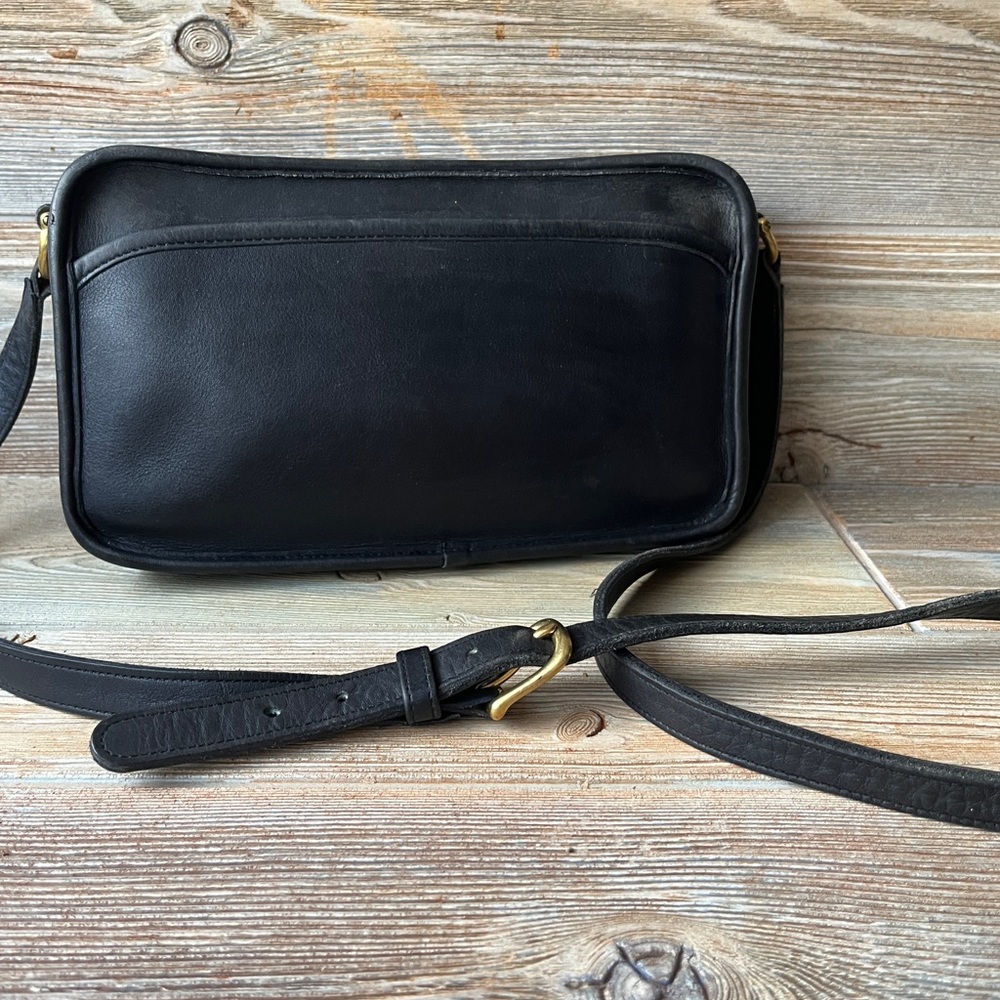 Vintage Coach Crossbody Multi-Zip Purse F5C-9974 swingpack